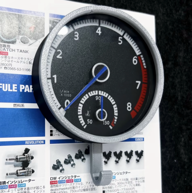 Volkswagen Golf GTI & R Tachometer-Style Key Holder