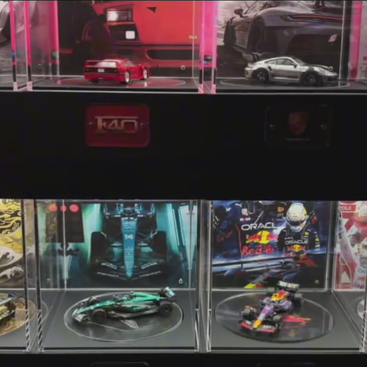 Rotating Stage — LED Rotating Display Case for 1:64 | KP Design